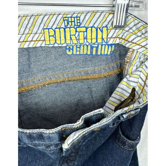 Burton Y2K Men's Blue Jeans. Retro Feel. Straight Leg. Sz 34x30 - Picture 8 of 8